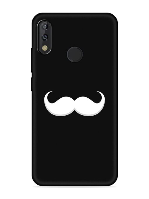 Mustache Vector Embossed Soft Silicone Case for Tecno Camon Isky 3 Zapvi