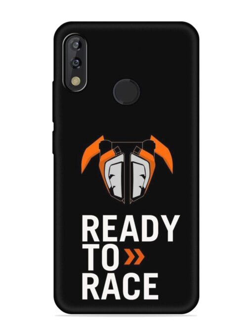 Ready To Race Embossed Soft Silicone Case for Tecno Camon Isky 3 Zapvi