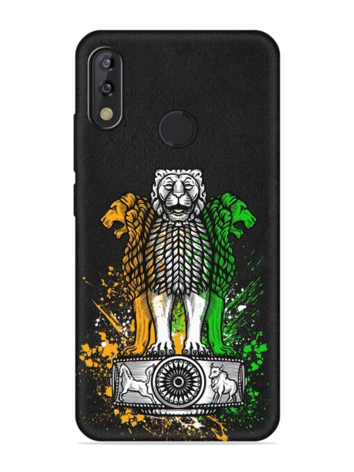 Pillars Of Ashoka Embossed Soft Silicone Case for Tecno Camon Isky 3 Zapvi