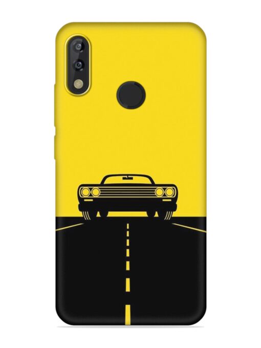 Classic Car Embossed Soft Silicone Case for Tecno Camon Isky 3 Zapvi