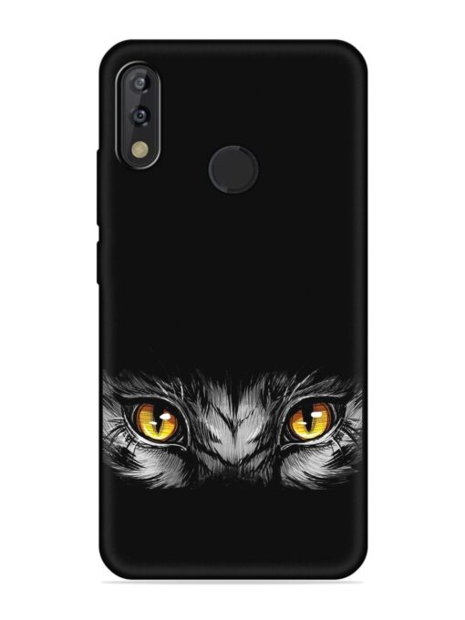 Scary Eye Embossed Soft Silicone Case for Tecno Camon Isky 3 Zapvi