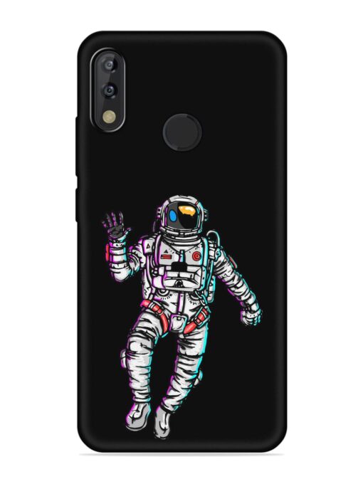 Spaceman Embossed Soft Silicone Case for Tecno Camon Isky 3 Zapvi