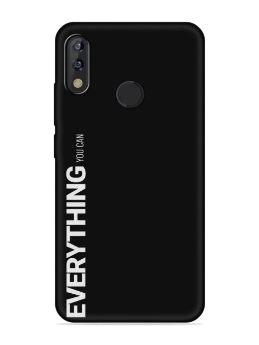 Everything You Can Embossed Soft Silicone Case for Tecno Camon Isky 3 Zapvi