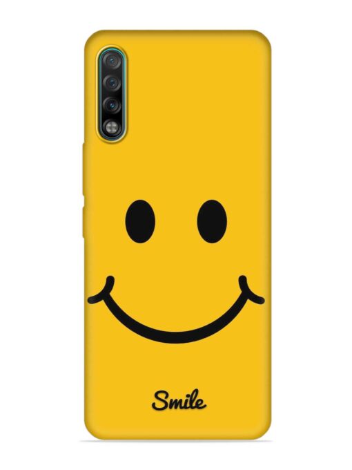 Yellow Smiley Embossed Soft Silicone Case for Tecno Phantom 9 Zapvi