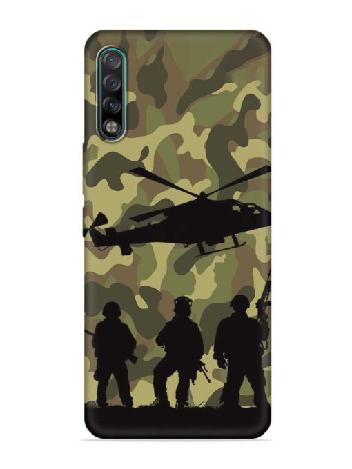 Army Heros Embossed Soft Silicone Case for Tecno Phantom 9 Zapvi