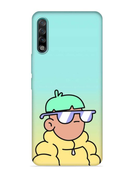 Doodles Cool Character Embossed Soft Silicone Case for Tecno Phantom 9 Zapvi