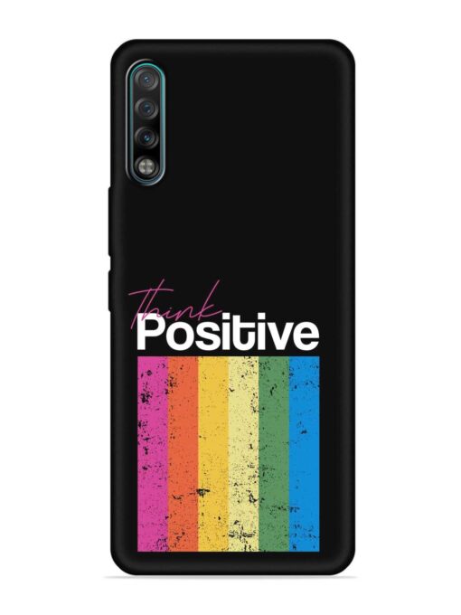 Think Positive Typography Embossed Soft Silicone Case for Tecno Phantom 9 Zapvi