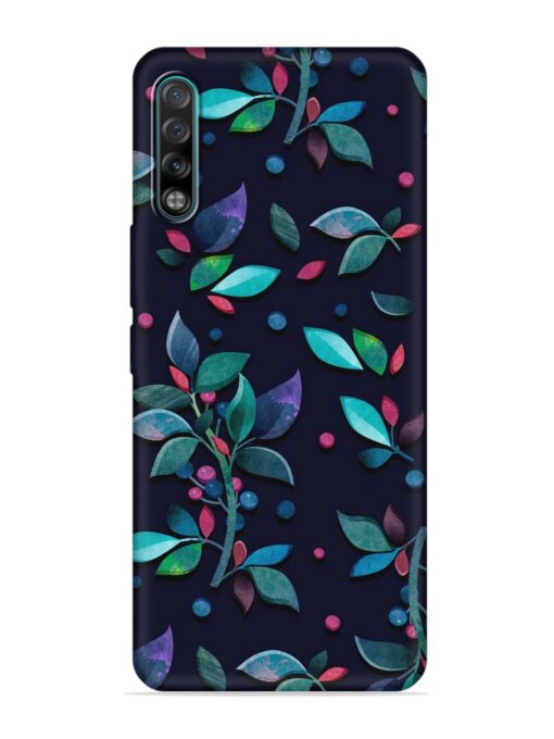 Decorative Watercolor Flower Embossed Soft Silicone Case for Tecno Phantom 9 Zapvi