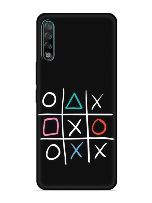 Super Neon Tic-Tac-Toe Embossed Soft Silicone Case for Tecno Phantom 9