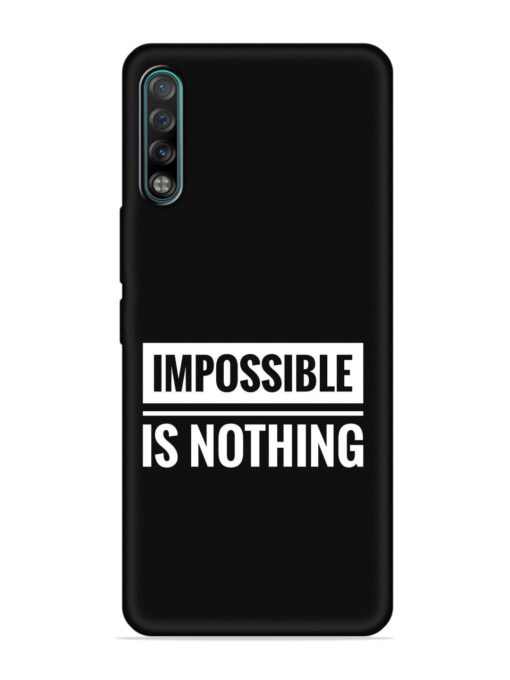 Impossible Is Nothing Embossed Soft Silicone Case for Tecno Phantom 9 Zapvi