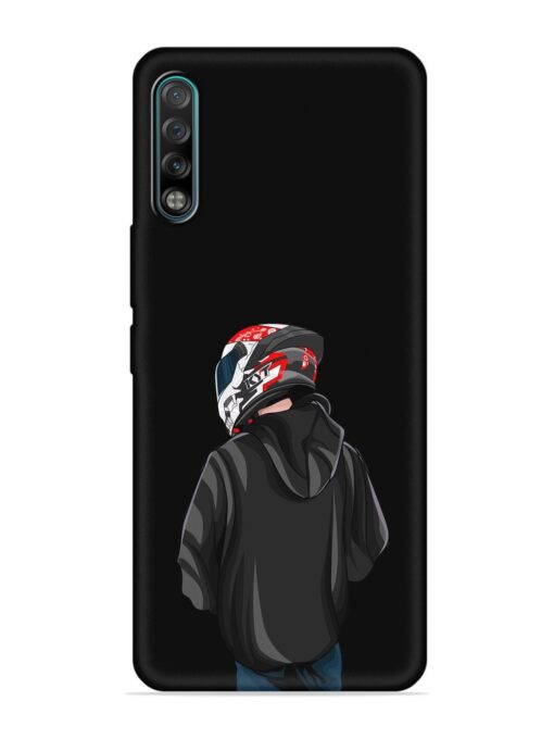 Motorcycle Rider Embossed Soft Silicone Case for Tecno Phantom 9 Zapvi