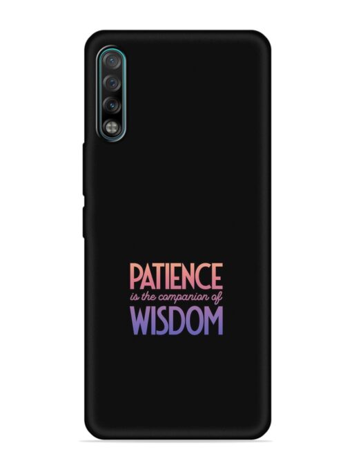 Patience Is The Embossed Soft Silicone Case for Tecno Phantom 9 Zapvi