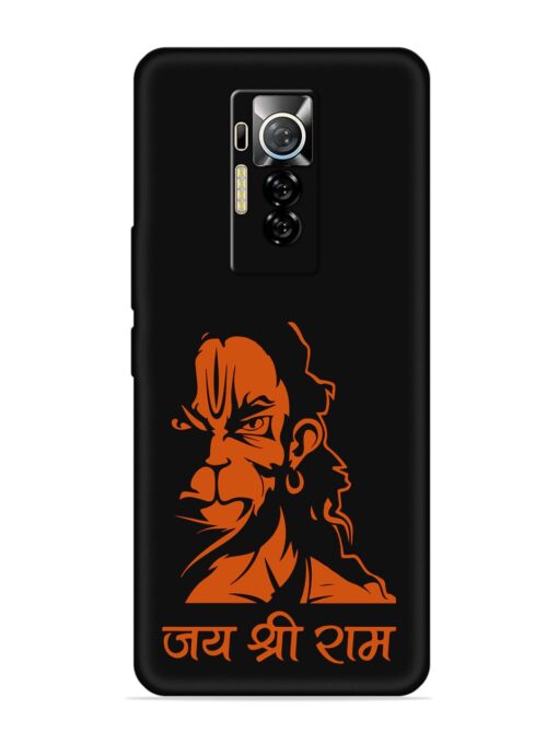 Angry Hanuman Embossed Soft Silicone Case for Tecno Phantom X Zapvi