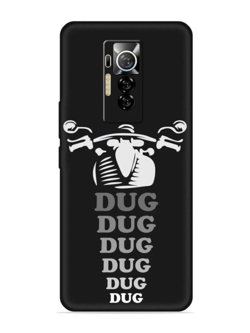 Dug Dug Dug Embossed Soft Silicone Case for Tecno Phantom X Zapvi