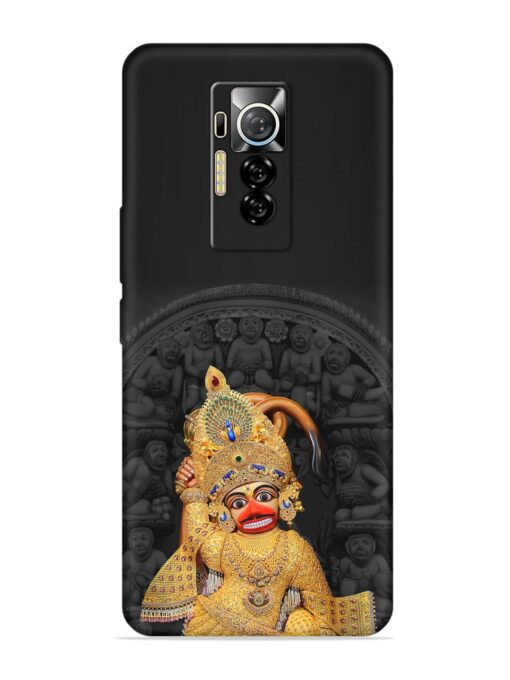 Indian Gold Hanuman Embossed Soft Silicone Case for Tecno Phantom X Zapvi