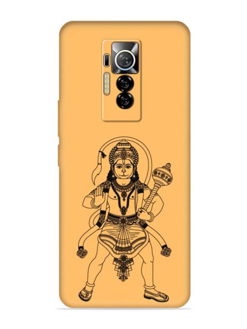 Indian God Hanuman Embossed Soft Silicone Case for Tecno Phantom X Zapvi