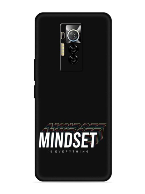 Mindset Everything Slogan Embossed Soft Silicone Case for Tecno Phantom X Zapvi