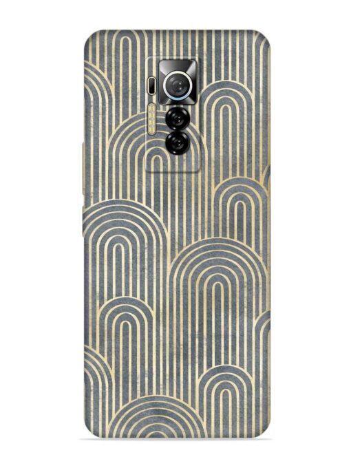 Art Deco Style Embossed Soft Silicone Case for Tecno Phantom X Zapvi