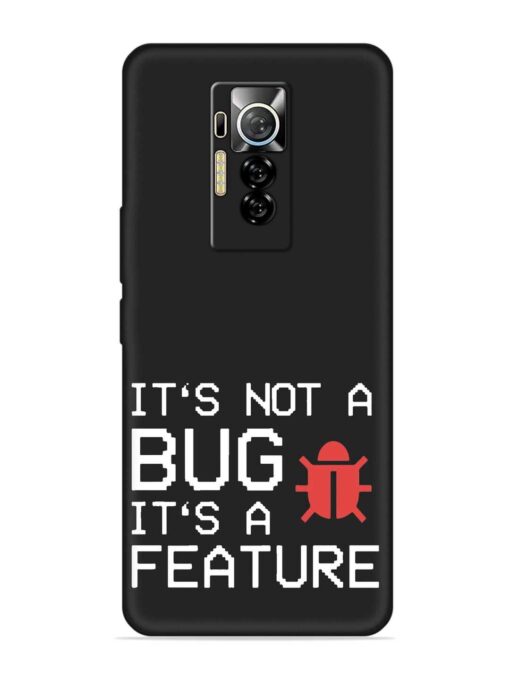 Not Bug Feature Embossed Soft Silicone Case for Tecno Phantom X