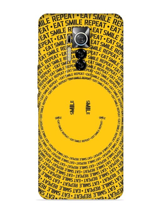 Smiley Embossed Soft Silicone Case for Tecno Phantom X Zapvi