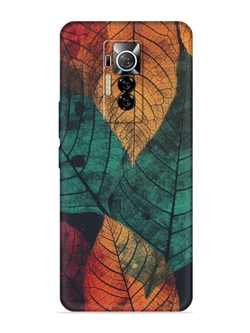 Leaves Artwork Embossed Soft Silicone Case for Tecno Phantom X Zapvi