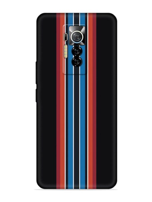 Vertical Strips Embossed Soft Silicone Case for Tecno Phantom X