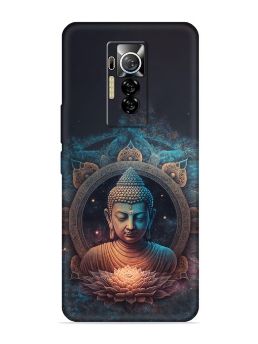 Gautam Buddha Embossed Soft Silicone Case for Tecno Phantom X Zapvi