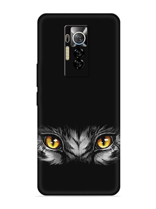 Scary Eye Embossed Soft Silicone Case for Tecno Phantom X Zapvi