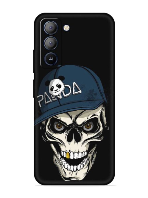 Panda Skull Embossed Soft Silicone Case for Tecno Pop 5 Lite Zapvi