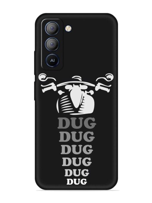 Dug Dug Dug Embossed Soft Silicone Case for Tecno Pop 5 Lite Zapvi