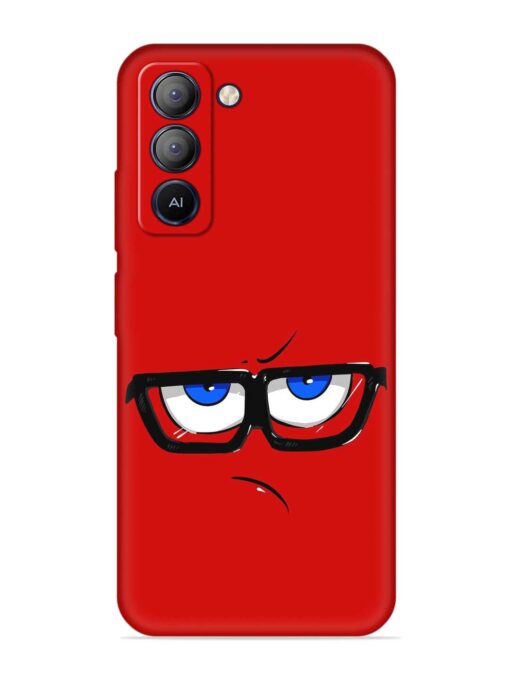 Rad Angry Face Embossed Soft Silicone Case for Tecno Pop 5 Lite Zapvi