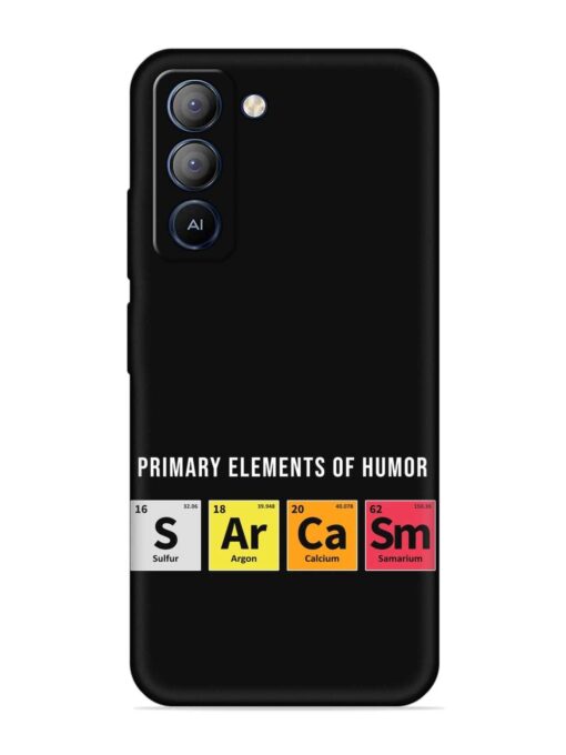 Primary Elements Humor Embossed Soft Silicone Case for Tecno Pop 5 Lite Zapvi