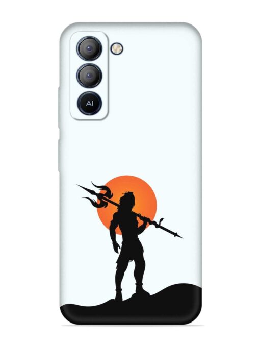 Lord Mahadev Trendy Embossed Soft Silicone Case for Tecno Pop 5 Lite Zapvi