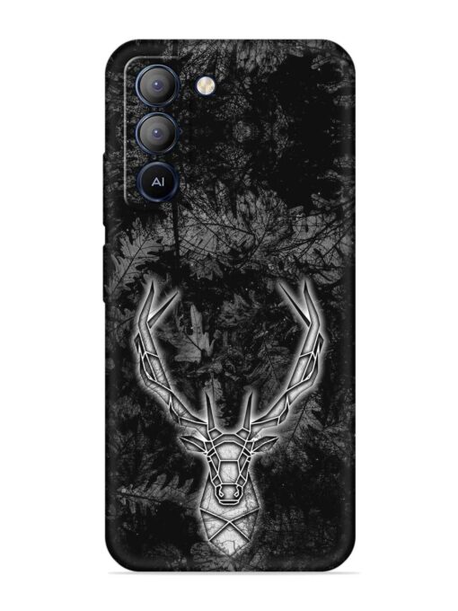 Ancient Deer Embossed Soft Silicone Case for Tecno Pop 5 Lite Zapvi