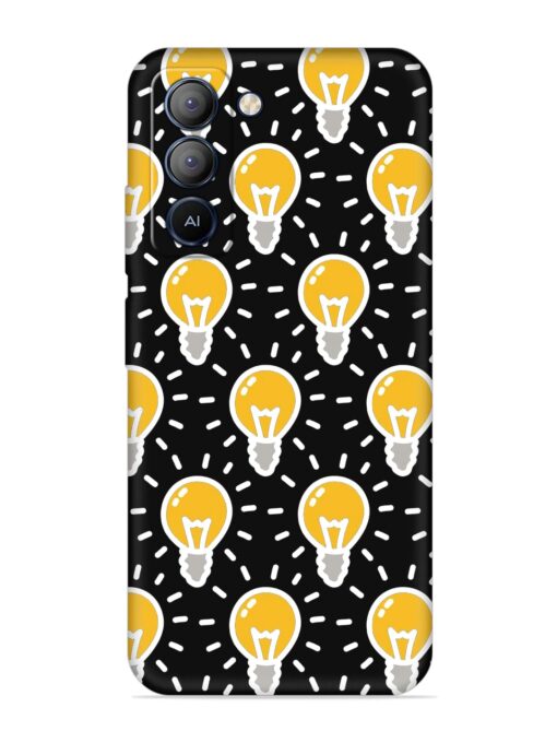 Light Bulb Seamless Embossed Soft Silicone Case for Tecno Pop 5 Lite Zapvi