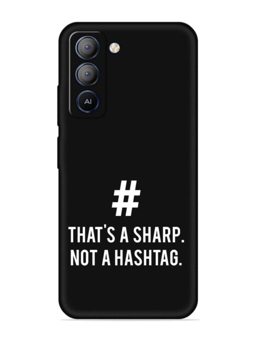 Thats Sharp Not Embossed Soft Silicone Case for Tecno Pop 5 Lite Zapvi