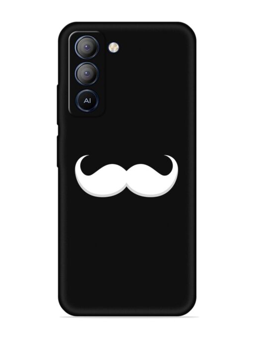 Mustache Vector Embossed Soft Silicone Case for Tecno Pop 5 Lite Zapvi