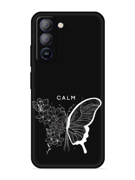 Calm Embossed Soft Silicone Case for Tecno Pop 5 Lite Zapvi