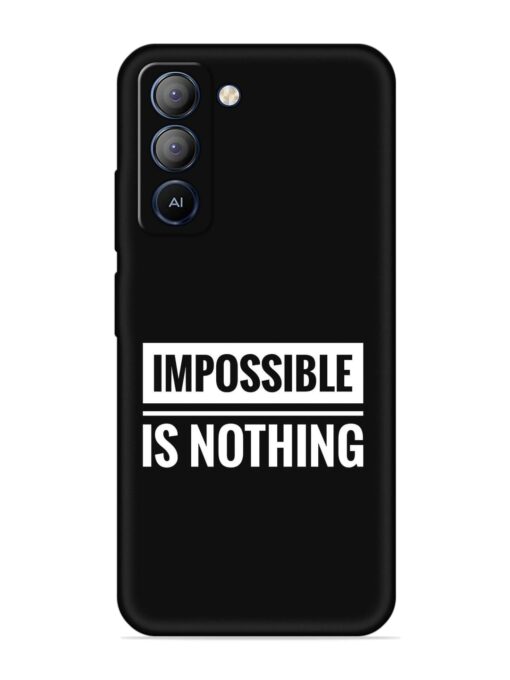 Impossible Is Nothing Embossed Soft Silicone Case for Tecno Pop 5 Lite Zapvi