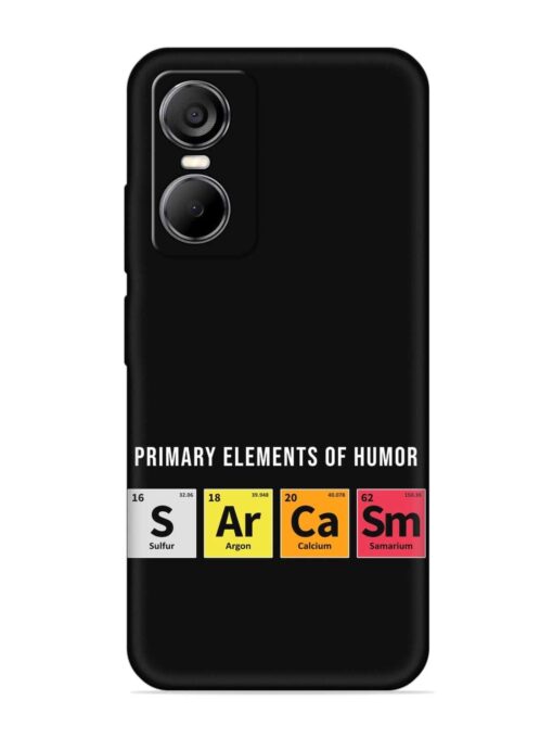 Primary Elements Humor Embossed Soft Silicone Case for Tecno Pop 6 Pro Zapvi