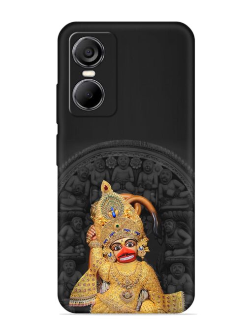 Indian Gold Hanuman Embossed Soft Silicone Case for Tecno Pop 6 Pro Zapvi