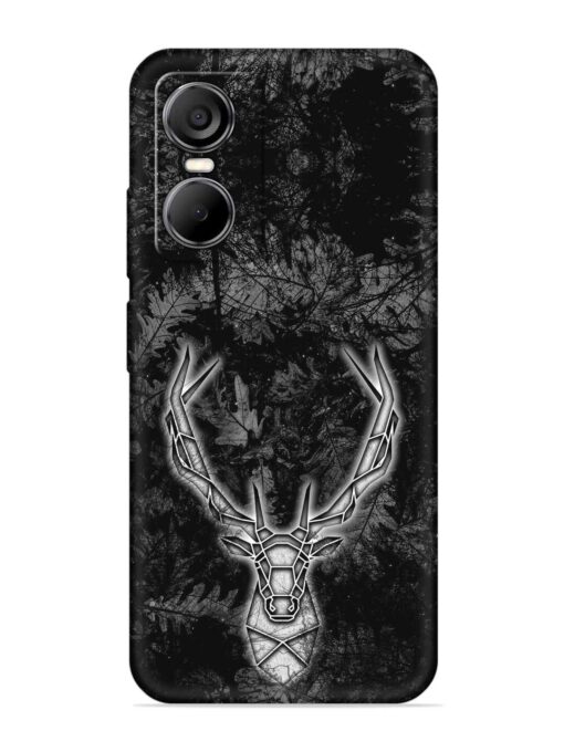 Ancient Deer Embossed Soft Silicone Case for Tecno Pop 6 Pro Zapvi