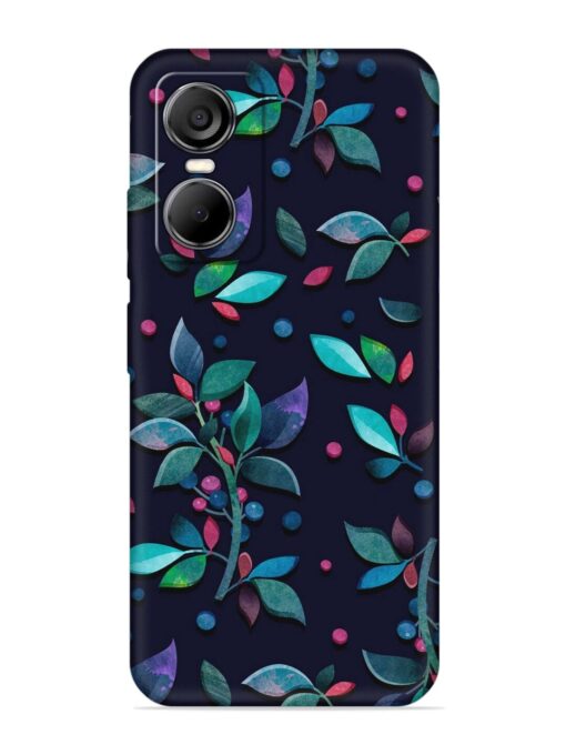 Decorative Watercolor Flower Embossed Soft Silicone Case for Tecno Pop 6 Pro Zapvi