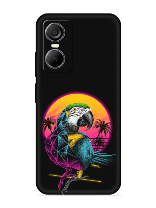 Rad Parrot Embossed Soft Silicone Case for Tecno Pop 6 Pro Zapvi