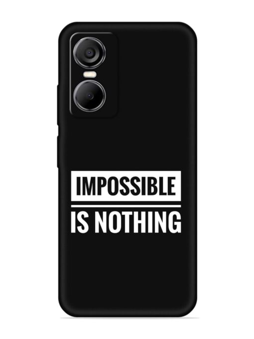 Impossible Is Nothing Embossed Soft Silicone Case for Tecno Pop 6 Pro Zapvi