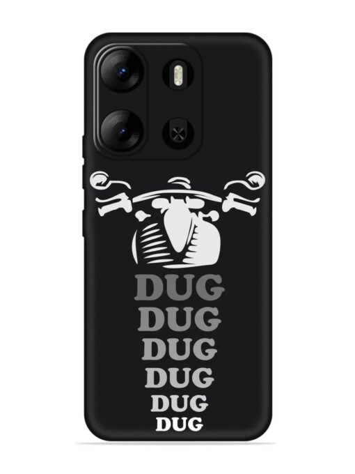 Dug Dug Dug Embossed Soft Silicone Case for Tecno Pop 7 Pro Zapvi