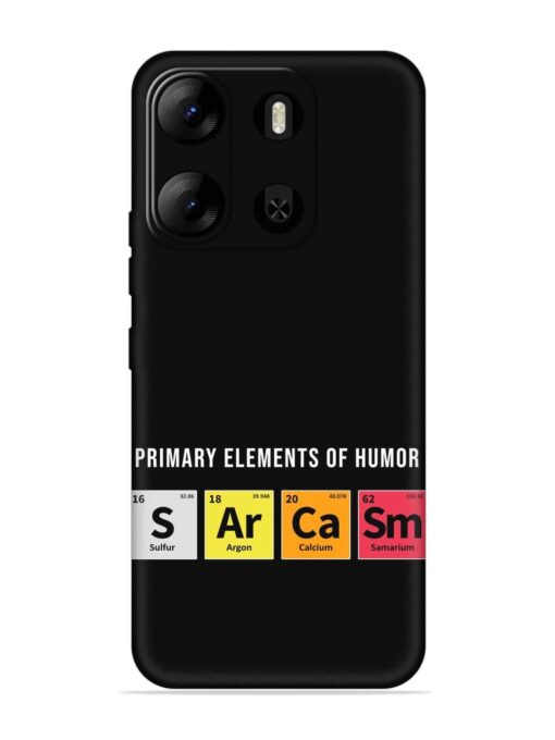 Primary Elements Humor Embossed Soft Silicone Case for Tecno Pop 7 Pro Zapvi