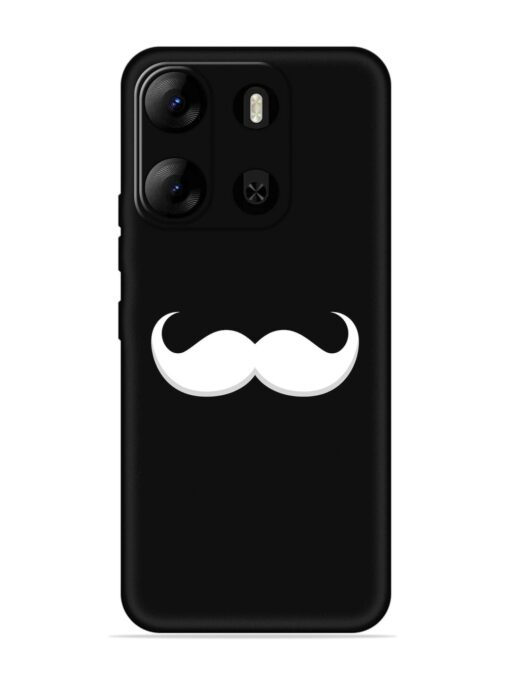 Mustache Vector Embossed Soft Silicone Case for Tecno Pop 7 Pro Zapvi