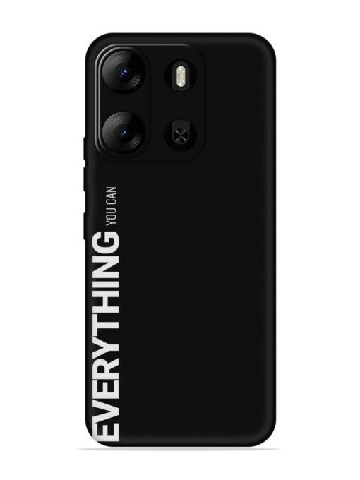 Everything You Can Embossed Soft Silicone Case for Tecno Pop 7 Pro