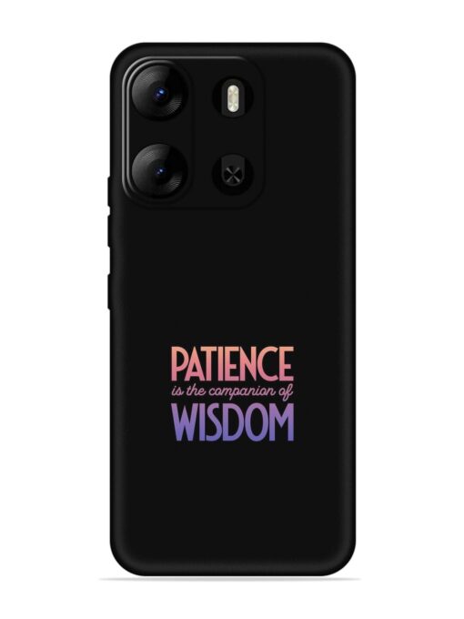 Patience Is The Embossed Soft Silicone Case for Tecno Pop 7 Pro Zapvi